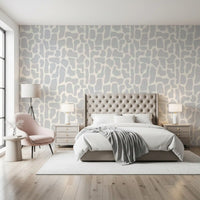 Minimalist Stone Mosaic Wallpaper⁠
