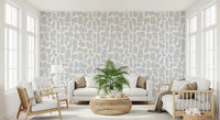 Minimalist Stone Mosaic Wallpaper⁠