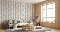 Minimalist Soft Wave Stripes Wallpaper⁠