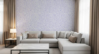 Minimalistisk violet labyrintmønster tapet