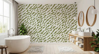 Sage Green Scribble Texture Wallpaper⁠