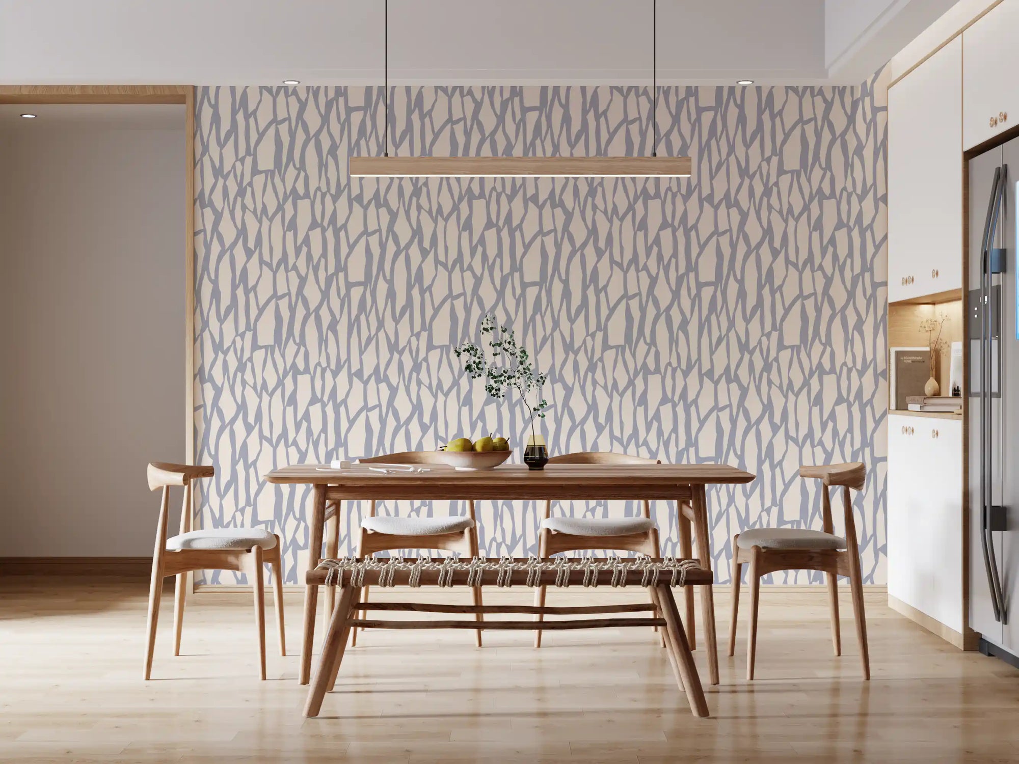 Minimalist Stone Fragment Pattern Wallpaper⁠