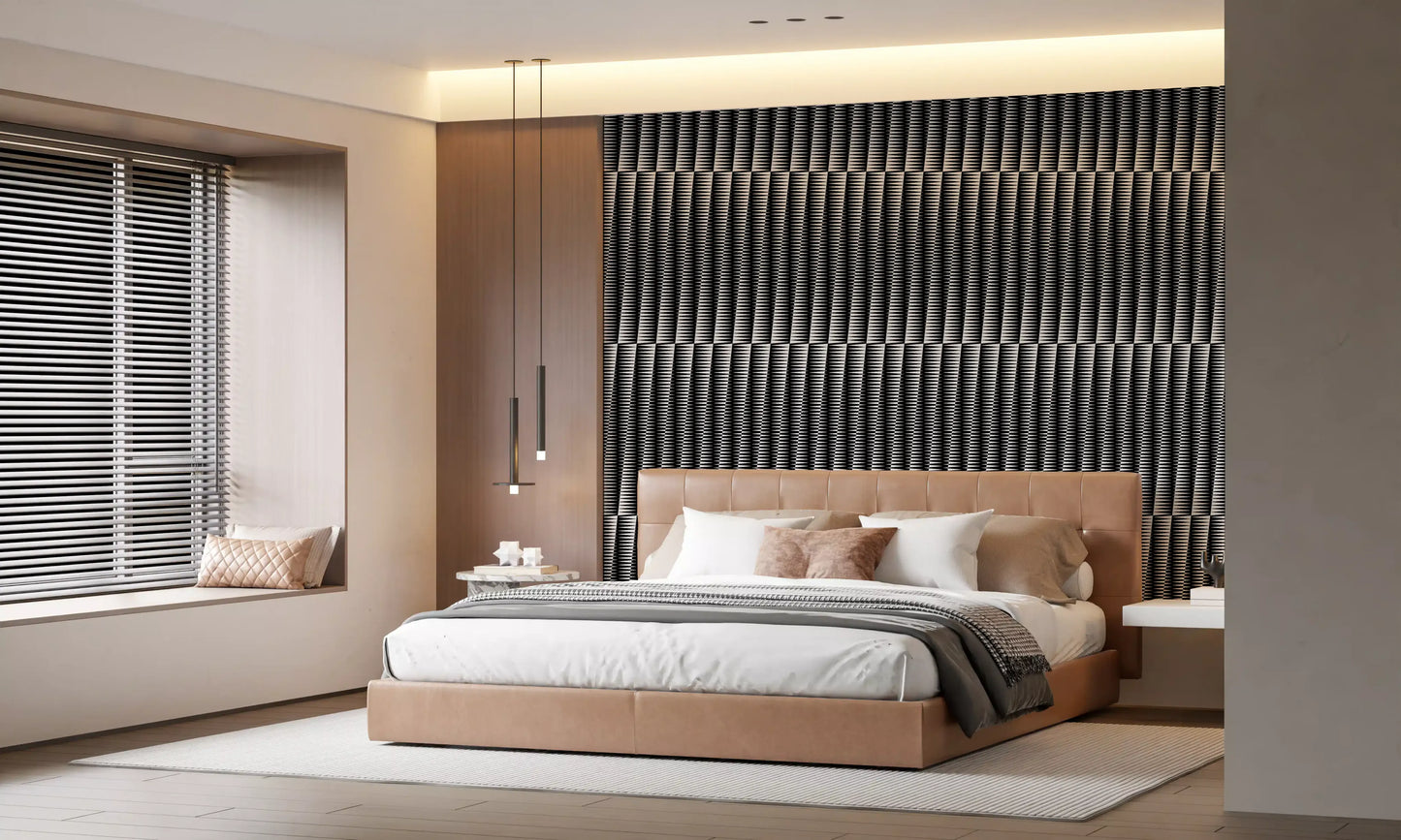 Minimalistisk skarp Chevron justerings tapet