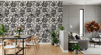 Ink Blossom Garden Wallpaper⁠