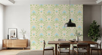 Nordic Bloom botanisk tryk tapet