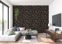 Papier peint motif taches d'encre abstraites⁠