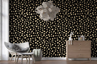 Papier peint motif taches d'encre abstraites⁠