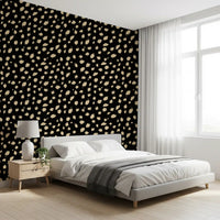 Papier peint motif taches d'encre abstraites⁠