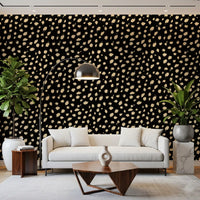 Papier peint motif taches d'encre abstraites⁠