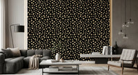 Papier peint motif taches d'encre abstraites⁠