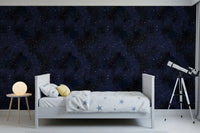 Carta da parati Midnight Stardust Ink Wash