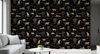 Leopard Skitse Savanne Tapet⁠