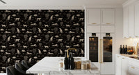 Leopard Skitse Savanne Tapet⁠