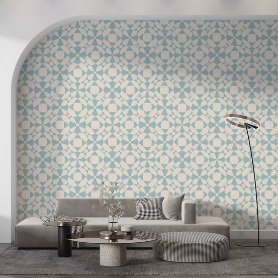 Interlocking Serenity Curves Wallpaper⁠