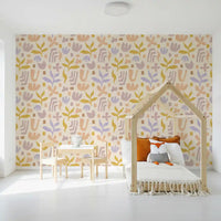 Abstract Organic Matisse Inspired Shapes Wallpaper⁠