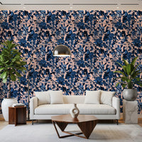 Indigo Grove Botanical Print Wallpaper⁠