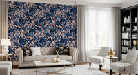 Indigo Grove Botanical Print Wallpaper⁠
