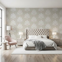 Minimalistisches Tapetenmuster mit Ventilator-Design