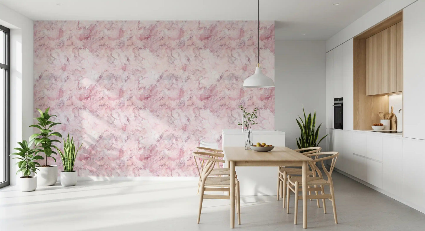 Tapete mit Blush-Marmorstein-Textur