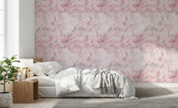 Tapete mit Blush-Marmorstein-Textur