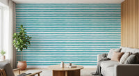 Papier peint texture trait organique bleu sarcelle⁠