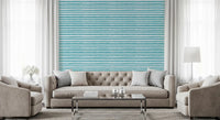 Papier peint texture trait organique bleu sarcelle⁠