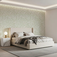 Papel de Parede Sage Organic Rhythmic Sketch
