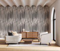 Monochrome Vertical Brushstroke Wallpaper⁠