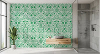 Whimsical Woodland Greenery Wallpaper⁠