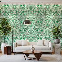 Whimsical Woodland Greenery Wallpaper⁠
