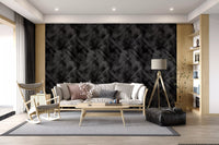 Monochromatic Brushwork Texture Wallpaper⁠