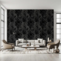 Monochromatic Brushwork Texture Wallpaper⁠