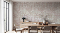 Abstract Painted Shapes in Blush Wallpaper⁠