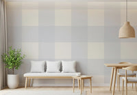 Papier peint texturé blanc cassé subtil