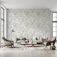 Muted Palm Leaf Silhouette Wallpaper⁠