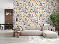 Soft Watercolor Meadow Floral Wallpaper⁠