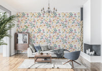 Soft Watercolor Meadow Floral Wallpaper⁠