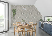 Heritage Damask Botanical Wallpaper⁠