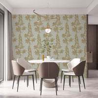 Vintage Botanical Lupine Sketch Wallpaper⁠