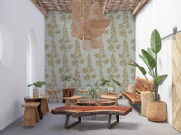 Vintage Botanical Lupine Sketch Wallpaper⁠