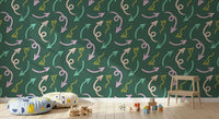 Modern Pastel Arrow Trail Wallpaper⁠