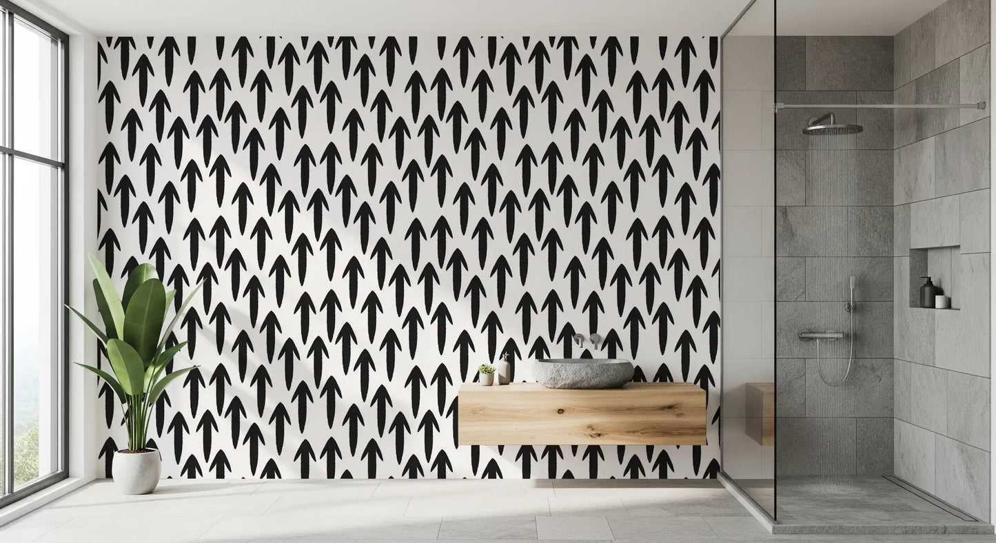 Graphic Arrow Pattern Wallpaper⁠