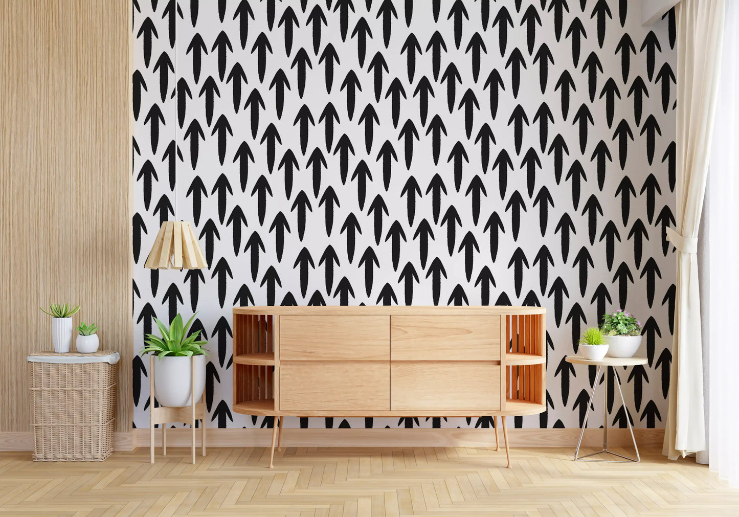 Graphic Arrow Pattern Wallpaper⁠