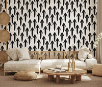 Graphic Arrow Pattern Wallpaper⁠