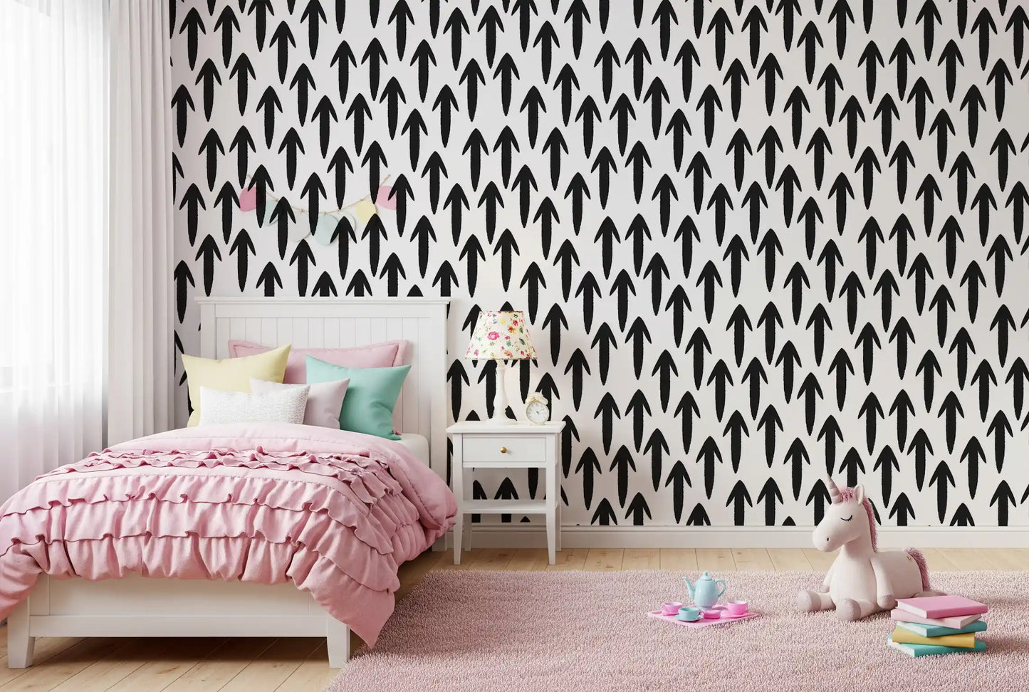 Graphic Arrow Pattern Wallpaper⁠
