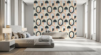 Minimalist Oval Geometry Wallpaper⁠