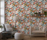 Botanical Garden Harvest Pattern Wallpaper⁠