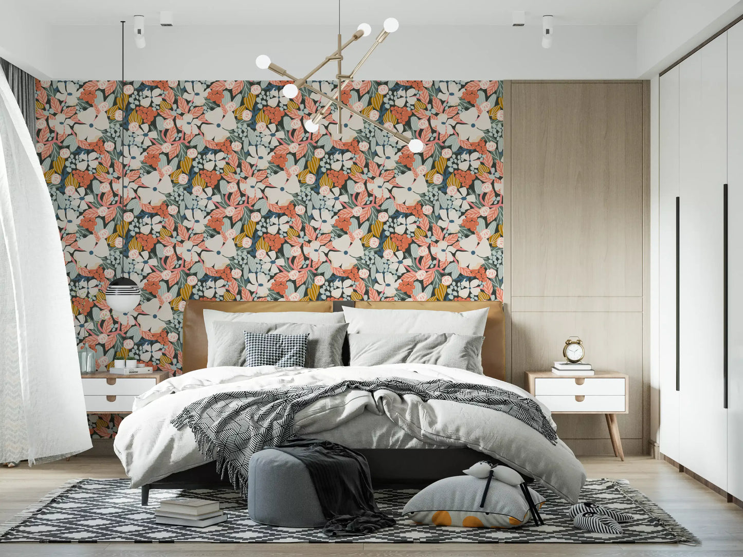 Botanical Garden Harvest Pattern Wallpaper⁠