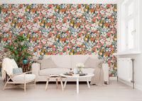 Botanical Garden Harvest Pattern Wallpaper⁠