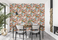 Botanical Garden Harvest Pattern Wallpaper⁠